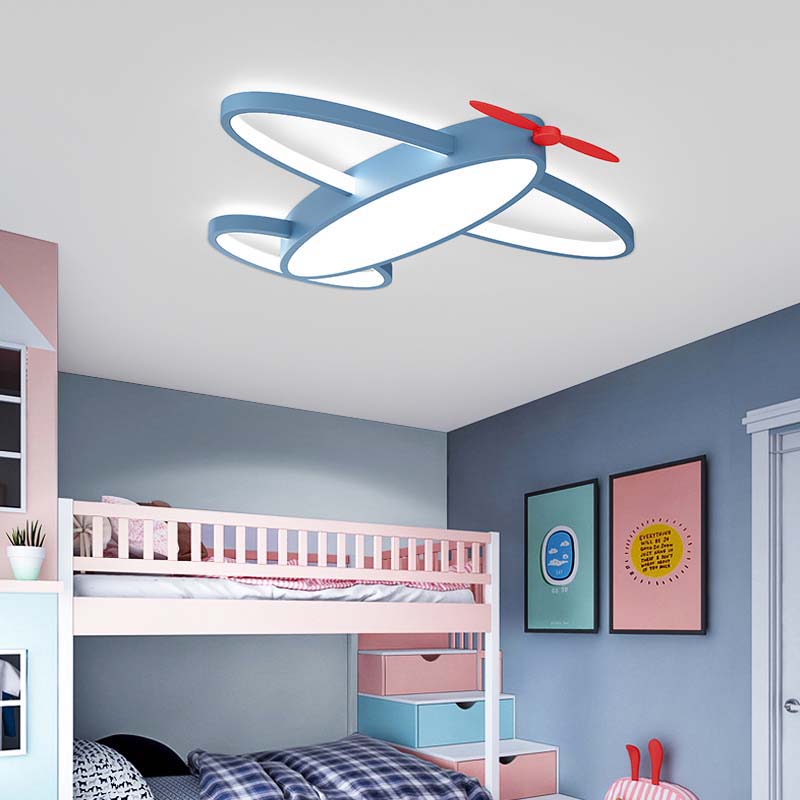 Children's room lights bedroom room lamps and lanterns modern simple Scandinavian boys and girls creative led ceiling light