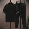 (Hemd + Hose)  Sommerhemden für Herren Herren-Sets Hemden Zweiteiliges Set M-4XL