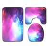 Gradual Change Pattern Toilet Floor Mat Three-Piece Bathroom Three-Piece Carpet Door Mat