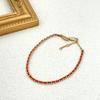 Retro Court Style Niche Design Red Rope Bracelet Female Tide