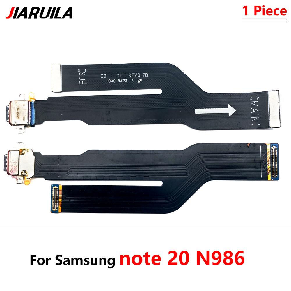For Samsung Note 11 Ultra Note 8 9 11 Lite Dock USB Charger Fast Charging Port Connector Board Flex Cable With Microphone