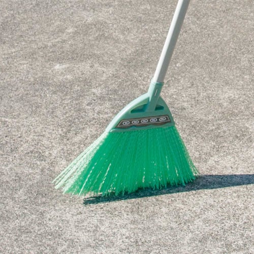 Azuma Industrial Azuma Outdoor Broom Synthetic Fiber Broom Short Handle B Bristles Width: Approx. 23 Cm Total Length: Approx. 79 Cm A Durable and Stur