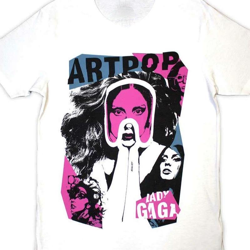 Lady Gaga Artpop Collage T-Shirt Unisex Cotton Tee All Size S-4XL M266 3XL