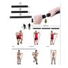 360 Lb Bodybuilding Stretch Bands Removable Fitness Bar Pilates Bar Kit with Resistance Bands Kit Home Gym Workout Equipment