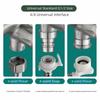 One In Three Out Stainless Steel Faucet with Tape Angle Valve Faucet  Domestic Use