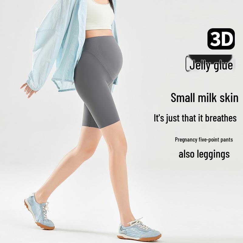 Maternity Belly Support Shorts - Lightweight Summer Leggings