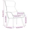 Relax Armchair Dark Grey Fabric