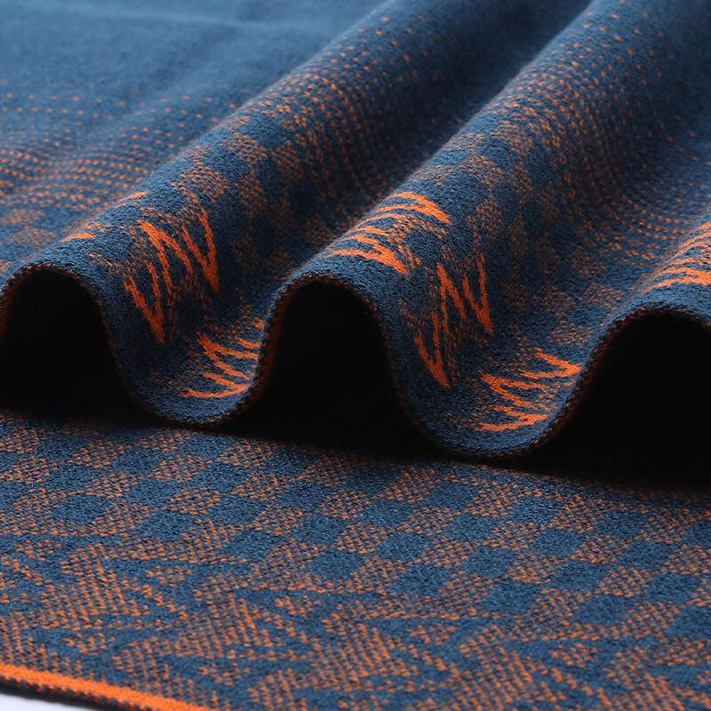 Hengyuanxiang 2024 Unisex Wool Blend Fashion Scarf