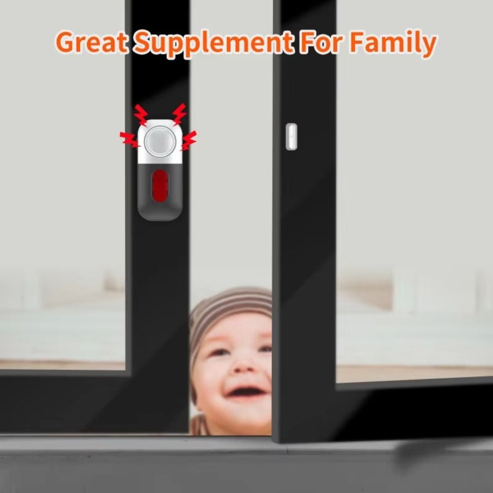 Magnetic Sensor Door Magnetic System High Decibel Detector Window Sensor  Office Security