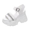 Mote Nye Chunky Platform Sandaler Dame Høye Hæler Sexy Åpne Sandaler Kile Bling Sneakers 10CM Dame Strand Sommersandaler