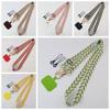 Adjustable Phone Antilost Lanyard Pearl Pendant Cell Phone Lanyard  Phone Accessories