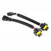2PCS H11 To 9005 HB3 9006 HB4 Conversion Connector Waterproof Wiring Harness Headlight Fog Light Plug LED HID Car Socket Cable
