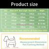 Dog Warm Fleece Coat with Leash Hook Cold Weather Outerwear for Outdoor Walking