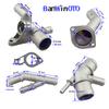 4PCS Aluminium alloy 1.8T Engine Cooling Coolant Hose Connector Supercharger Pipe For Jetta Golf MK4 Bettle A3 S3 TT Seat Ibiza