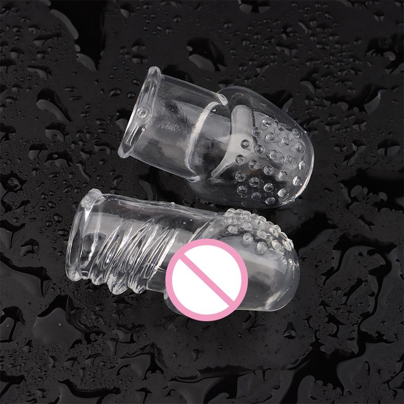 Penis Sleeve Male Masturbator Delay Lasting Glans Trainer Portable Stimulator Penis Massager Soft Adult games sex Erection Toys