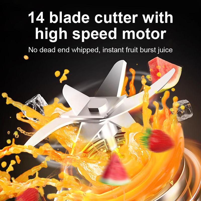 Семейная портативная соковыжималка для путешествий с USB-зарядкой — фото 8