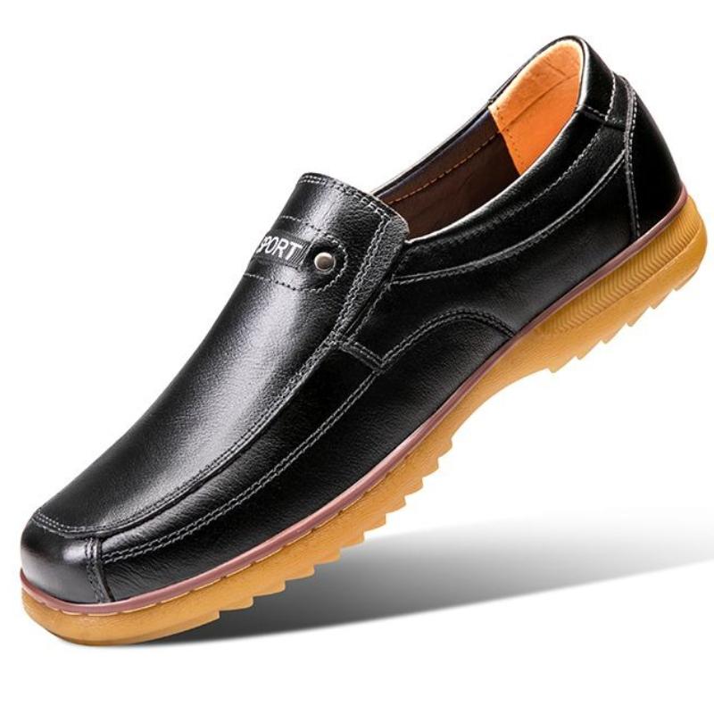 

Мужские кожаные слипоны из коровьей кожи с квадратным носком, трендовая обувь 2025 года, высокое качество, дизайнерская мужская повседневная обувь 45