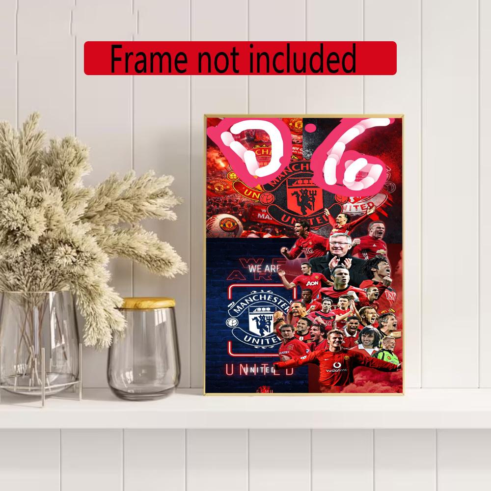 Manchester 5D Diy Diamond Painting Round Diamond Diy Frameless Holiday Artwork Suitable For Home Office Wall Decoration