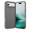 For iPhone Air Case Carbon Fiber Texture PC+TPU Phone Cover Compatible with MagSafe