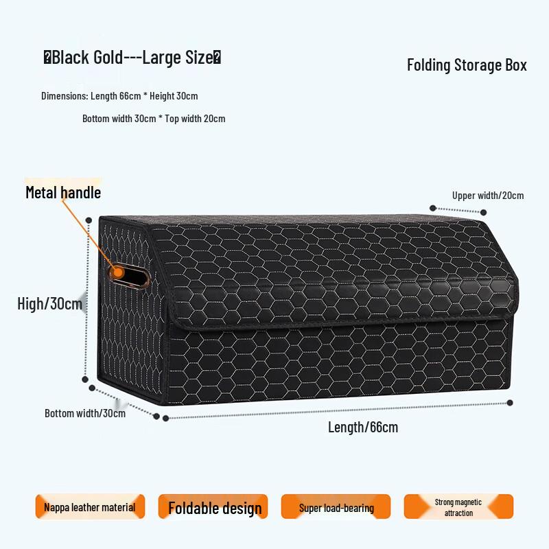 OEINGOEING Car Trunk Storage Organizer Box