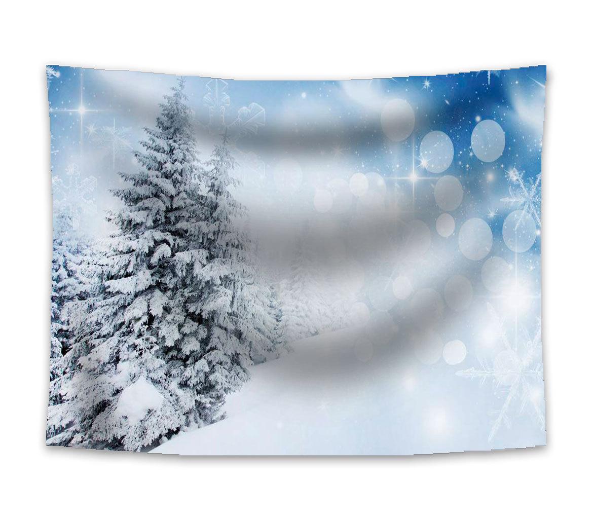 С Рождеством печатный домашний декор гобелен настенный для спальни гостиной Настенный — фото 18
