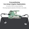 10/12Pcs Third Hand With Strong Magnetic Base Flexible Arms Pcb Holder For Electronics Repair - Alligator Clip Welding Tool