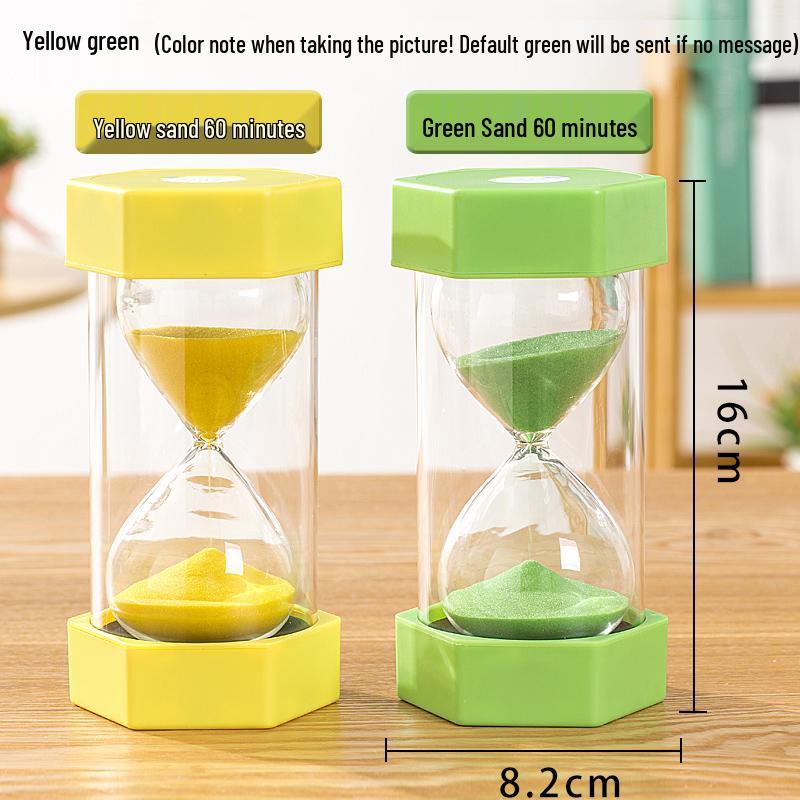 45-Minute Drop-Proof Hourglass Timer for Kids - Toothbrushing and Time Management Tool