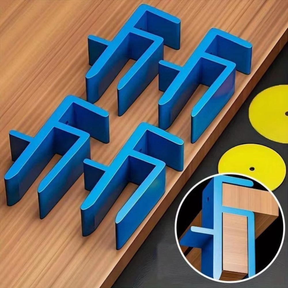 Plastic Wardrobe Closure Jig Set Blue/Black Jigs Closing Fixing Clip Carpentry