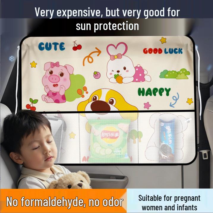 Car Privacy Curtain - Window Sunshade for Sleeping & Sun Block