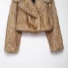 European & American Women's Faux Fur Short Jacket - Fashionable & Casual