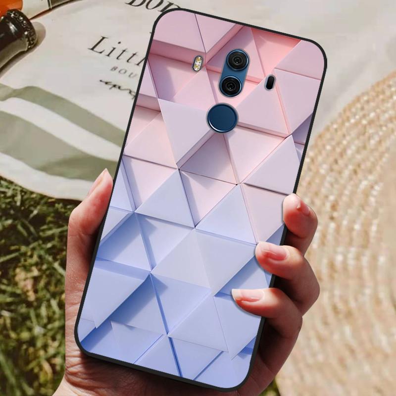 For Huawei Mate 10 Pro Case Black Bumper Silicone Phone Cover For Huawei Mate 10 Lite 10Pro Mate10 ALP-L29 ALP-L09 ALP-AL00 Capa