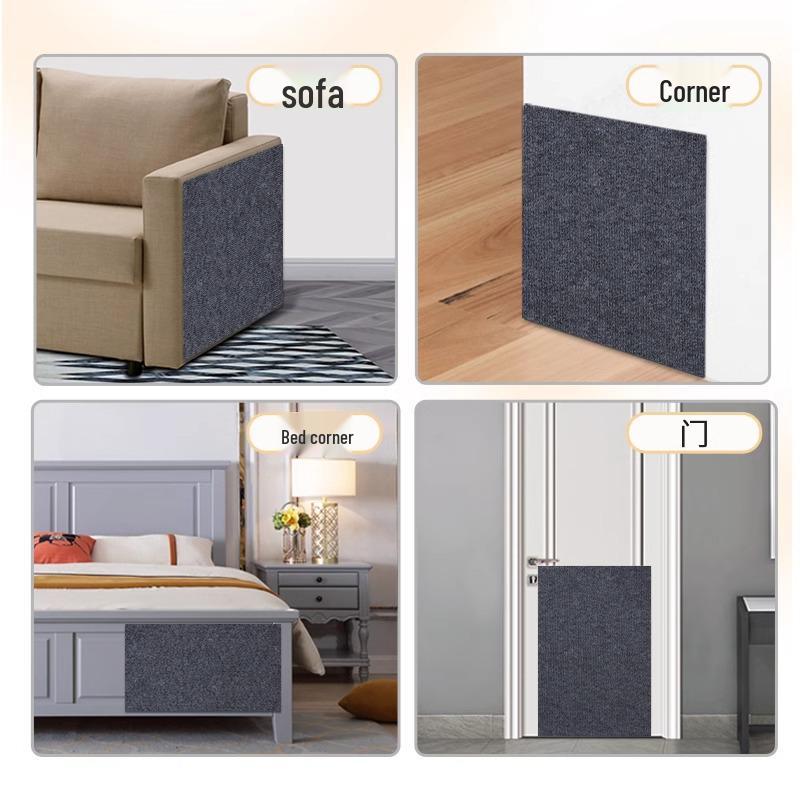 Pionowy Ochraniacz Ścienny dla Kota - Samoprzylepna, Cięta Mata na Sofę, do Naprawy Skóry i Ochrony przed Zadrapaniami.