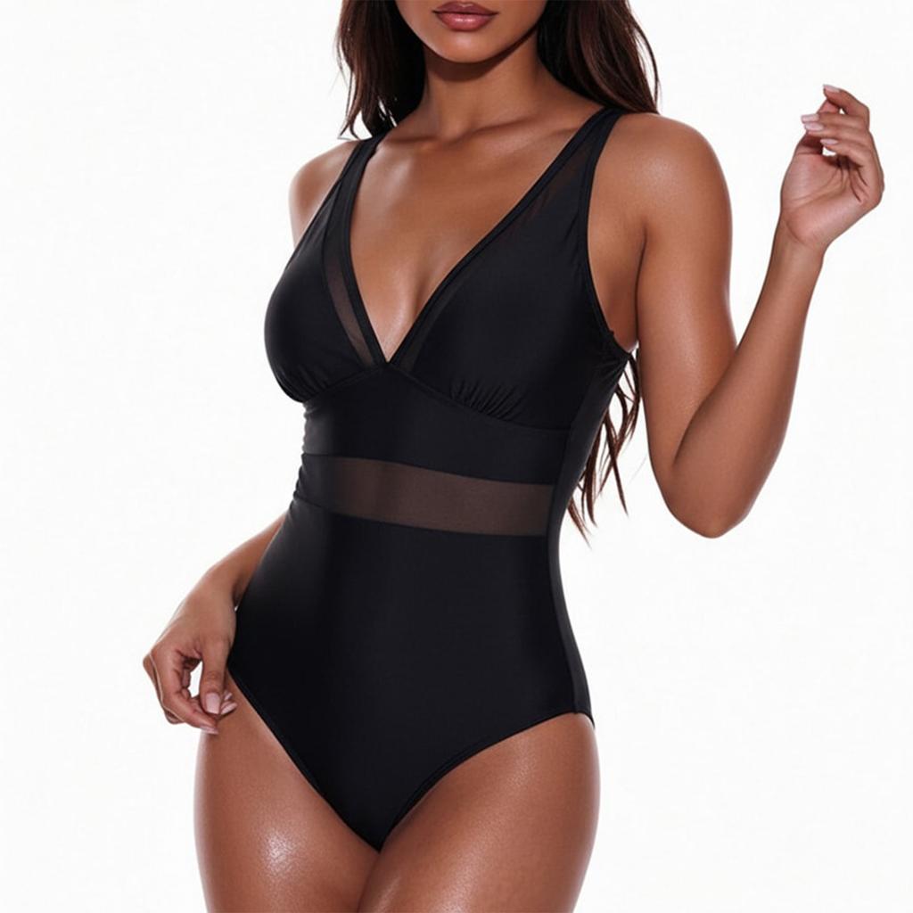 Women's One-piece Bikini Swimsuit, Athletic Swimwear
