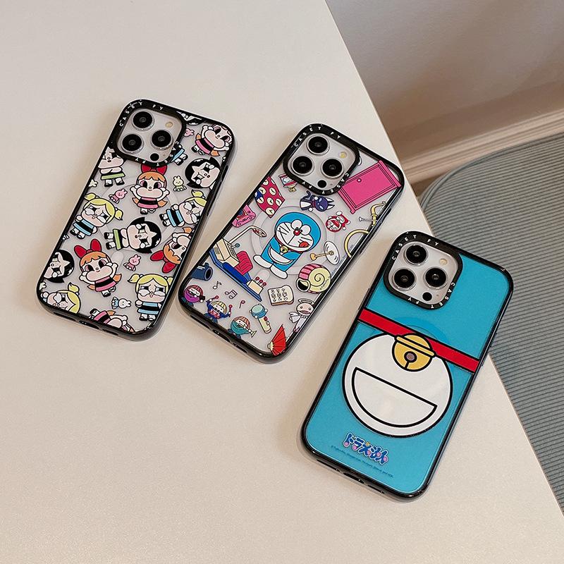 

Magnetic Crying Baby Policewoman Case for iPhone 15 Pro Max, 14 Pro, 13 with Doraemon Design iPhone 16