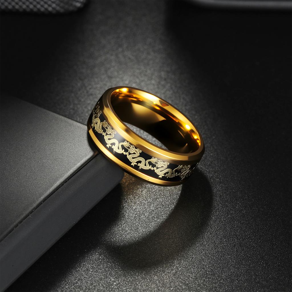 European and American New Jewelry Couple Rings, Wedding Rings, Chinese Style Zodiac Year Rings, Phoenix Rings