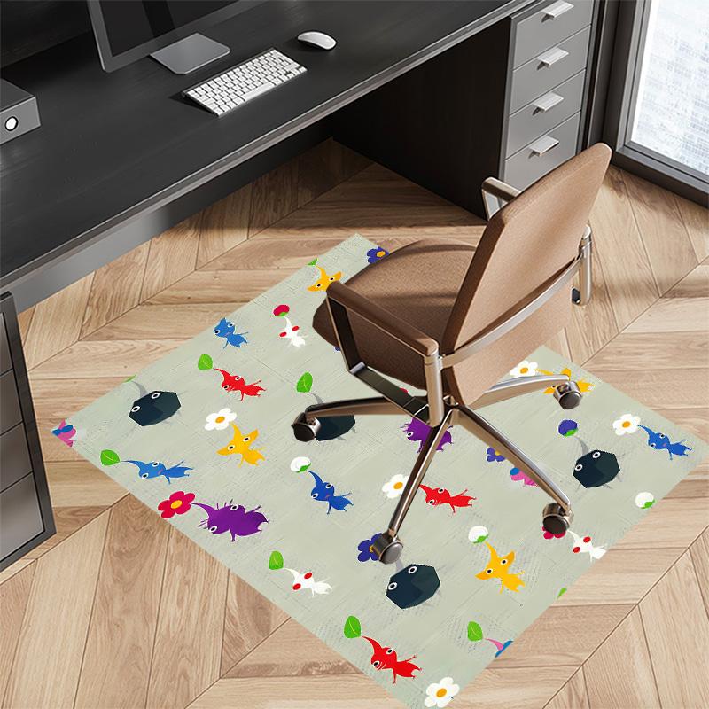 Pikmin Printed Absorbent Washable Carpet, Non-Slip Bathroom Mats, Kitchen Rugs, Yoga Mat,Living Room Entrance, Camping Picnic Rugs
