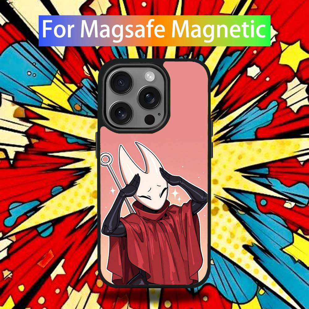 

H-Hollow K-Knight S-Silksong Hornet Phone Case For iPhone 17,16,15,14,13,12,11,Pro,Max,Plus,Mini,SE4,E Magsafe Wireless Charging iPhone15plus