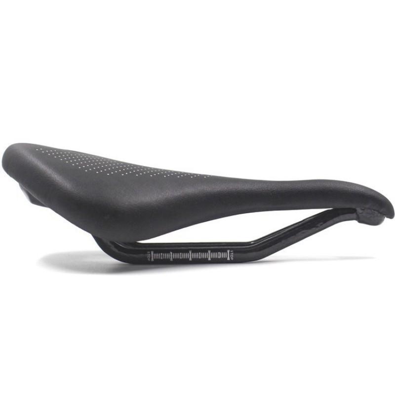 Carbon Fiber Bicycle Saddle Mountain Road Bikes Comfortable Gel Pad Seat Cover Unisex