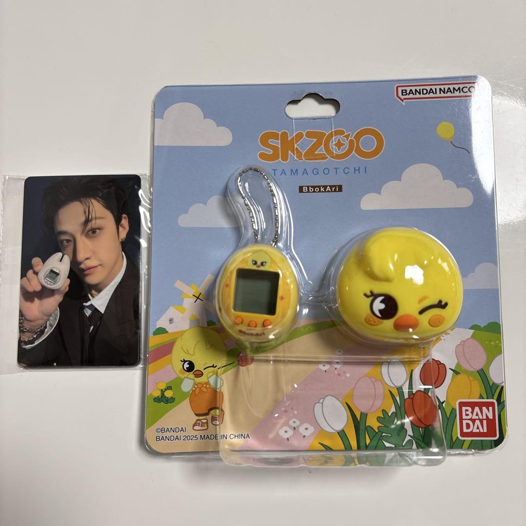 

[USED] Stray Kids SKZOO Tamagotchi with Trading Card Felix Pogari