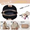Embroidered Handbag for Vertical Shoulder Stylish PU Perfect for and White NICOLE&DORIS Women, Style, 2-Way Bag, Retro-Style, 3-Layer Design, Leather,