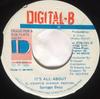 7inch Record SPRAGGA BENZ  Its All About NONE DigitalB 1996 Jamaica Reggae Ska  Dub Used