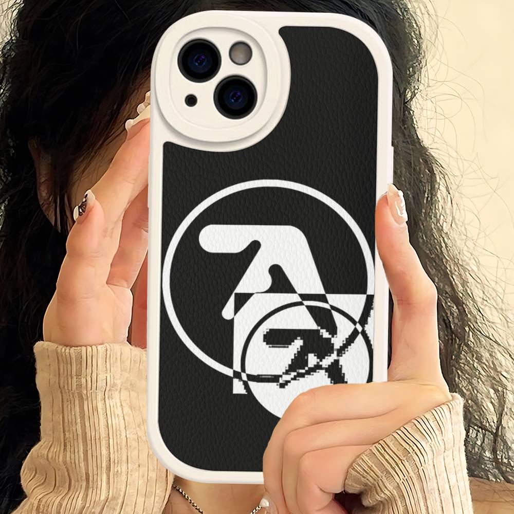 DJ A-Aphex T-Twin Phone Case Hard Leather For IPhone 14 13 16 Mini 15 14 11 12 Pro Max Plus Fundas