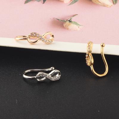 New Zircon Nose Clip Fake Nose Ring Piercing-free Body Jewelry