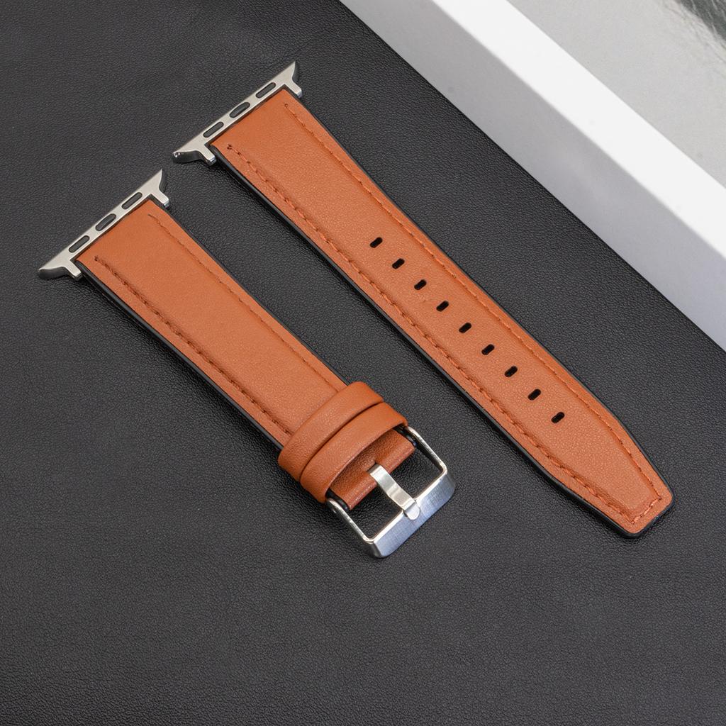 Leather Strap for Apple Watch Band 44mm 49mm 45mm 46mm 42mm 40mm 41mm Sport Bracelet Correa IWatch Series Ultra 10-9-8-7-6-5-SE