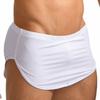 Men Sides Split Press Button Crotch Boxer Briefs Elastic Waistband Quick-Drying Athletic Shorts for Gym Fitness Cycling Running