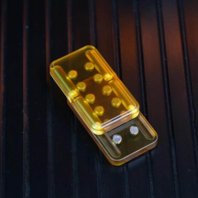 2 Layer Pei Fidget Slider Autism ADHD Metal EDC Fidget Toys Office Desk Toys Anxiety Stress Relief Toys Adult Gift