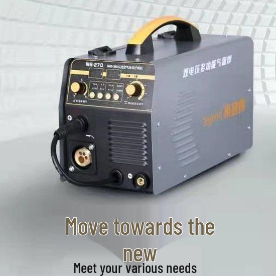 Dual-use, No-gas MIG/Stick Welder, 220V Household, Compact, Multi-functional, Gas-shielded