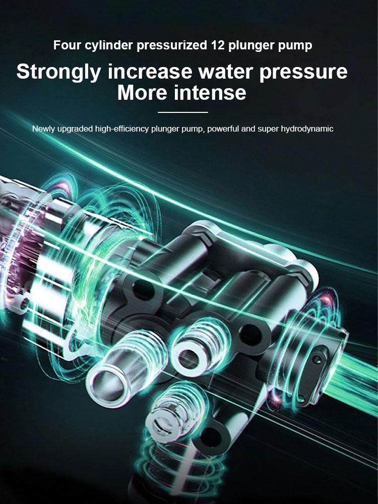 Boosted and Powerful Car Washing for Household High-pressure and Floor Washing, Electric Drill Modified Portable Water Gun