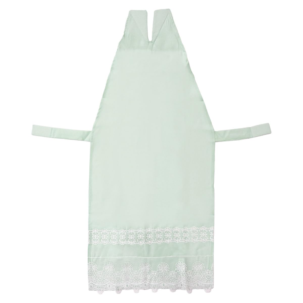 

Kyoto Kimono Yuzen Kimono Apron, Women s, Lace Apron, Easy-to-Wear Apron, Solid Color (Mint Green)