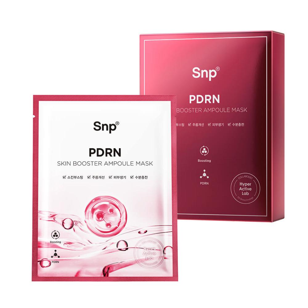 SNP PDRN Skin Booster Ampoule Elasticity Mask 10 Sheets